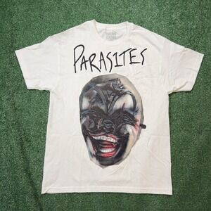 Official The Kid Laroi Parasites Mask Shirt Large White TKL Graphics‎ Tee New